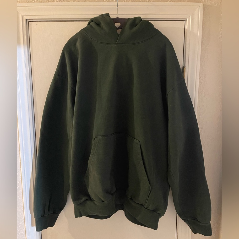 XL forest green LA APPAREL hoodie. NEW NEVER WORN